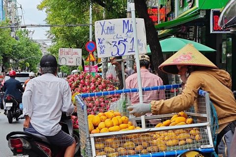 xoài mút xuất xứ Trung Quốc xuất hiện nhiều năm tại thị trường Việt Nam - Ảnh: AN NA